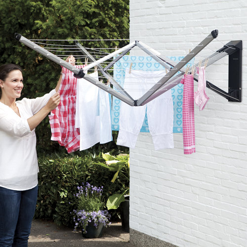 Brabantia Brabantia Wallfix Wall Mounted Clothes Line with Protective